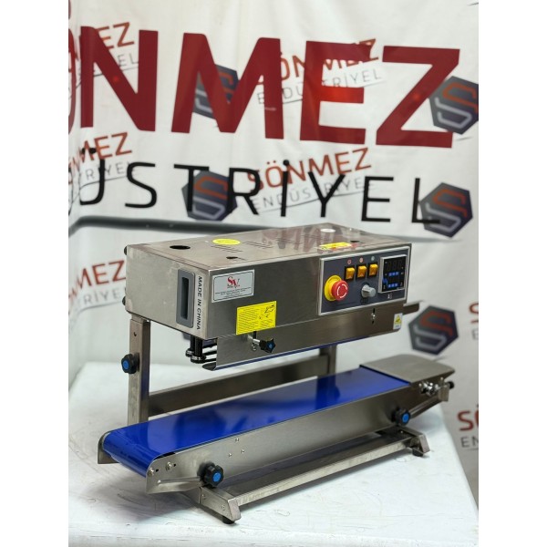 Lavion Otomatik Dikey Poşet Ağzı Kapatma Makinesi - Konveyörlü Poşet Ağzı Yapıştırma Makinesi FRB 770II