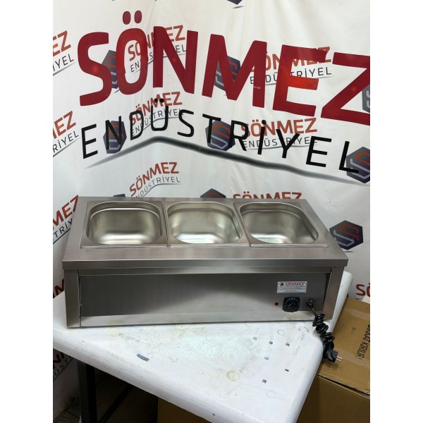 Sönmez 3'Lü Benmari 1/2 Gn Set Üstü Elektrikli 87x40 Cm