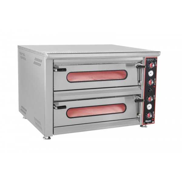 Himaksan 12X30Cm Pizza Fırını Çift Katlı Elektrikli